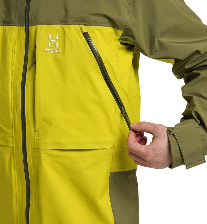Vassi Touring GTX Jacket Men Aurora/Olive Green Vassi Touring GTX Jacket Men Aurora/Olive Green