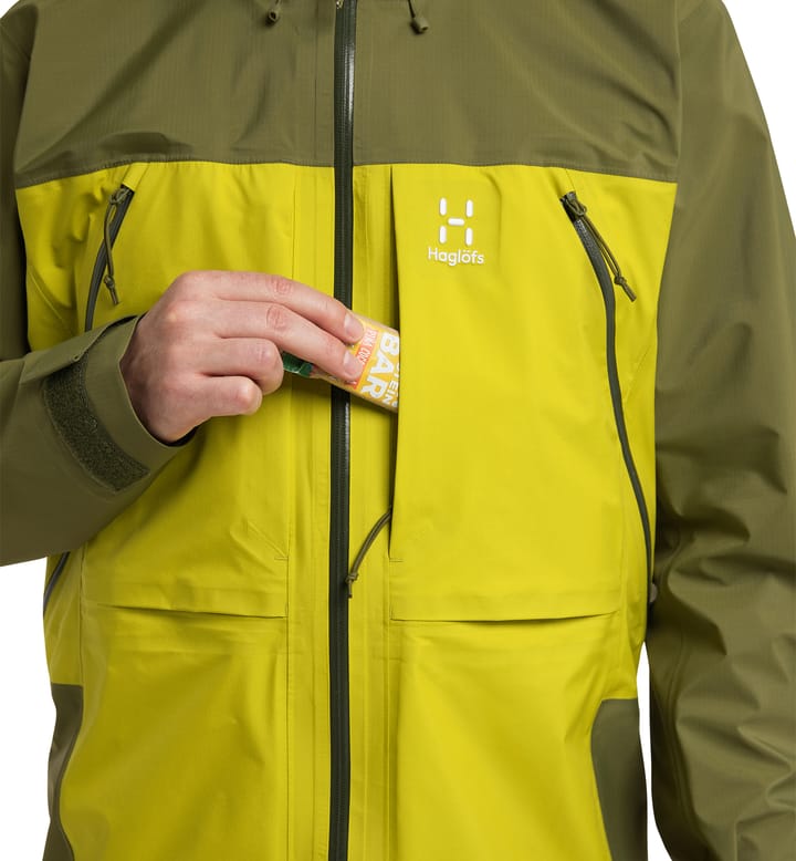 Vassi Touring GTX Jacket Men Aurora/Olive Green Vassi Touring GTX Jacket Men Aurora/Olive Green