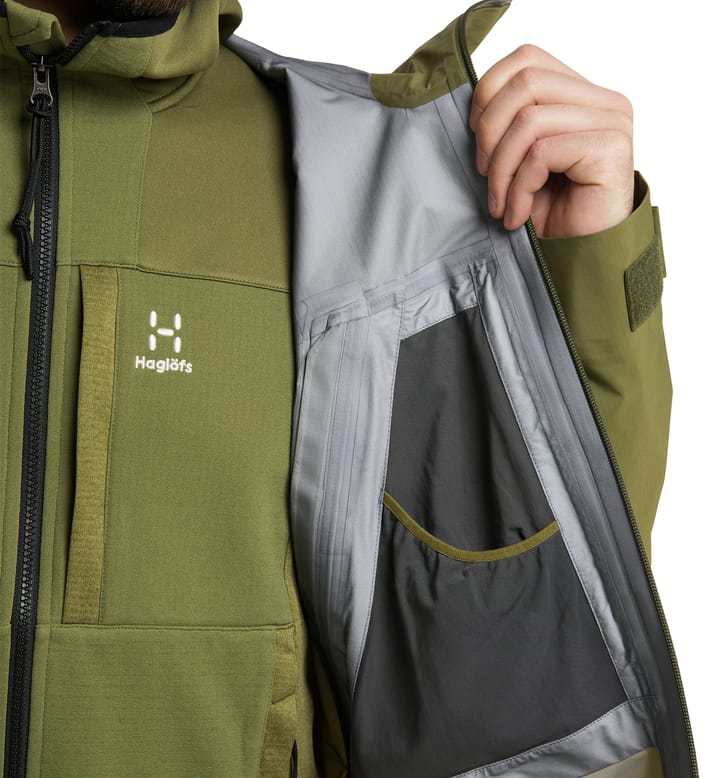 Vassi Touring GTX Jacket Men Aurora/Olive Green Vassi Touring GTX Jacket Men Aurora/Olive Green