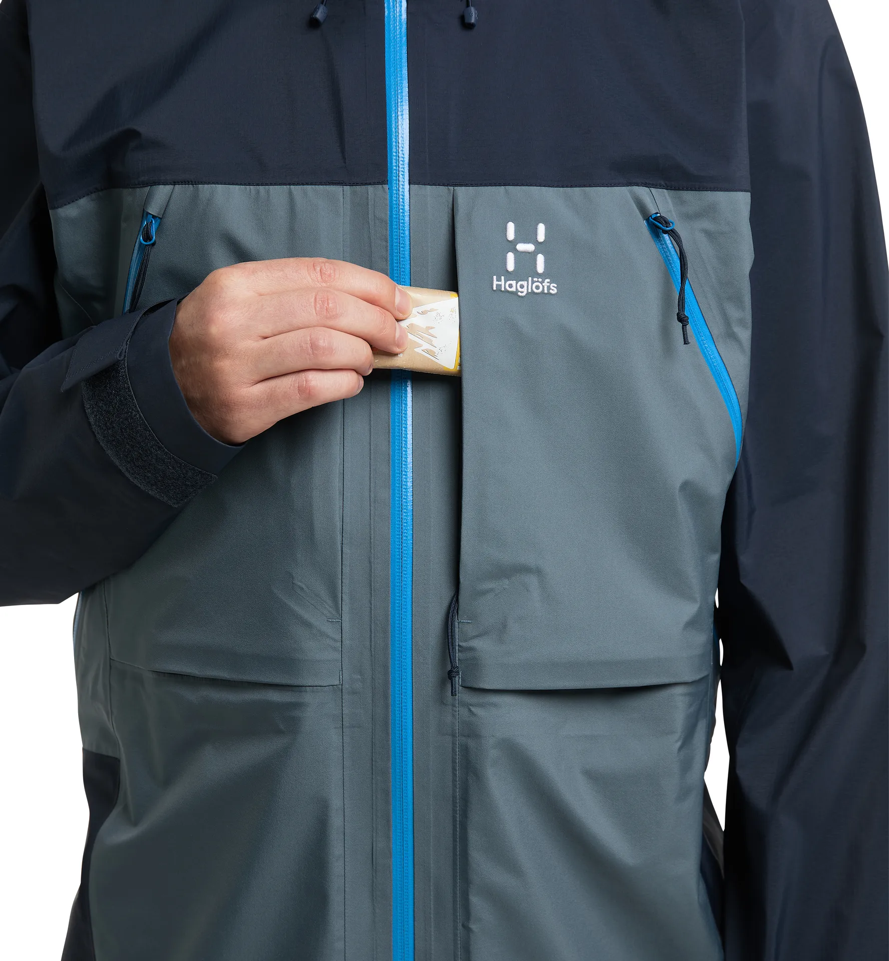 Vassi Touring GTX Jacket Men Steel Blue/Tarn Blue