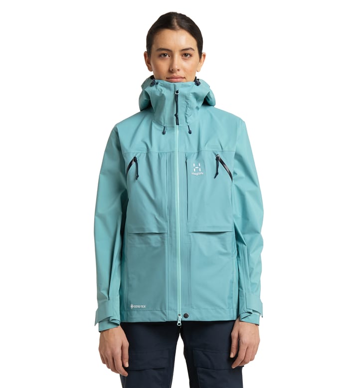 Vassi Touring GTX Jacket Women Frost Blue