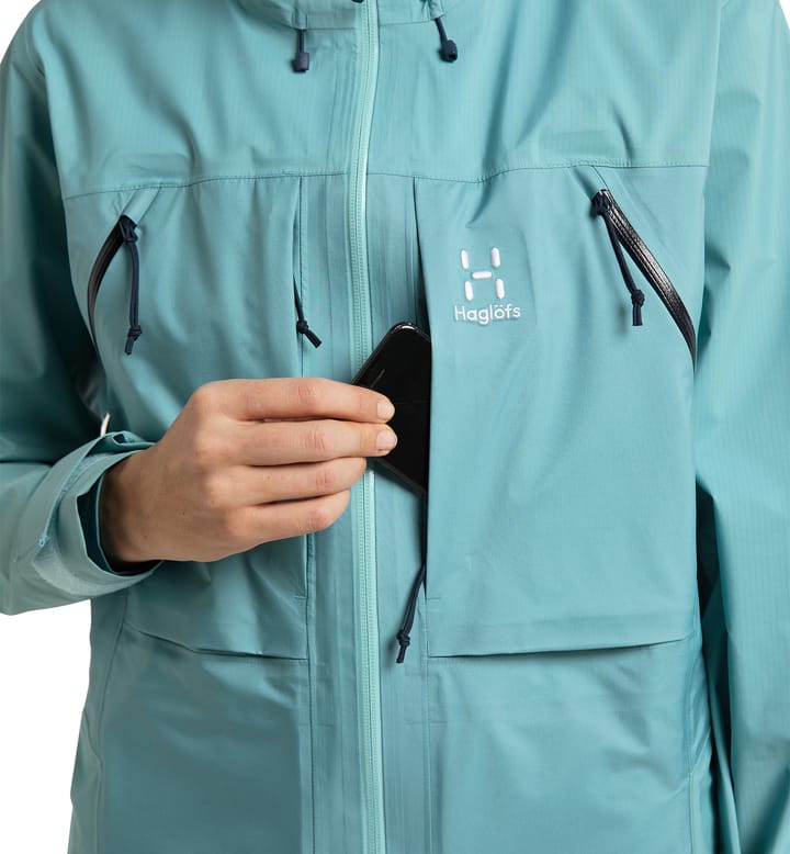 Vassi Touring GTX Jacket Women Frost Blue Vassi Touring GTX Jacket Women Frost Blue