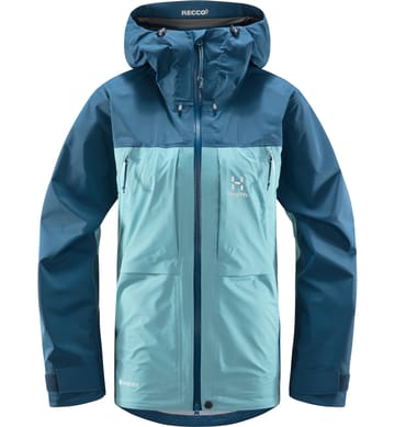 Vassi Touring GTX Jacket Women Frost Blue/Dark Ocean