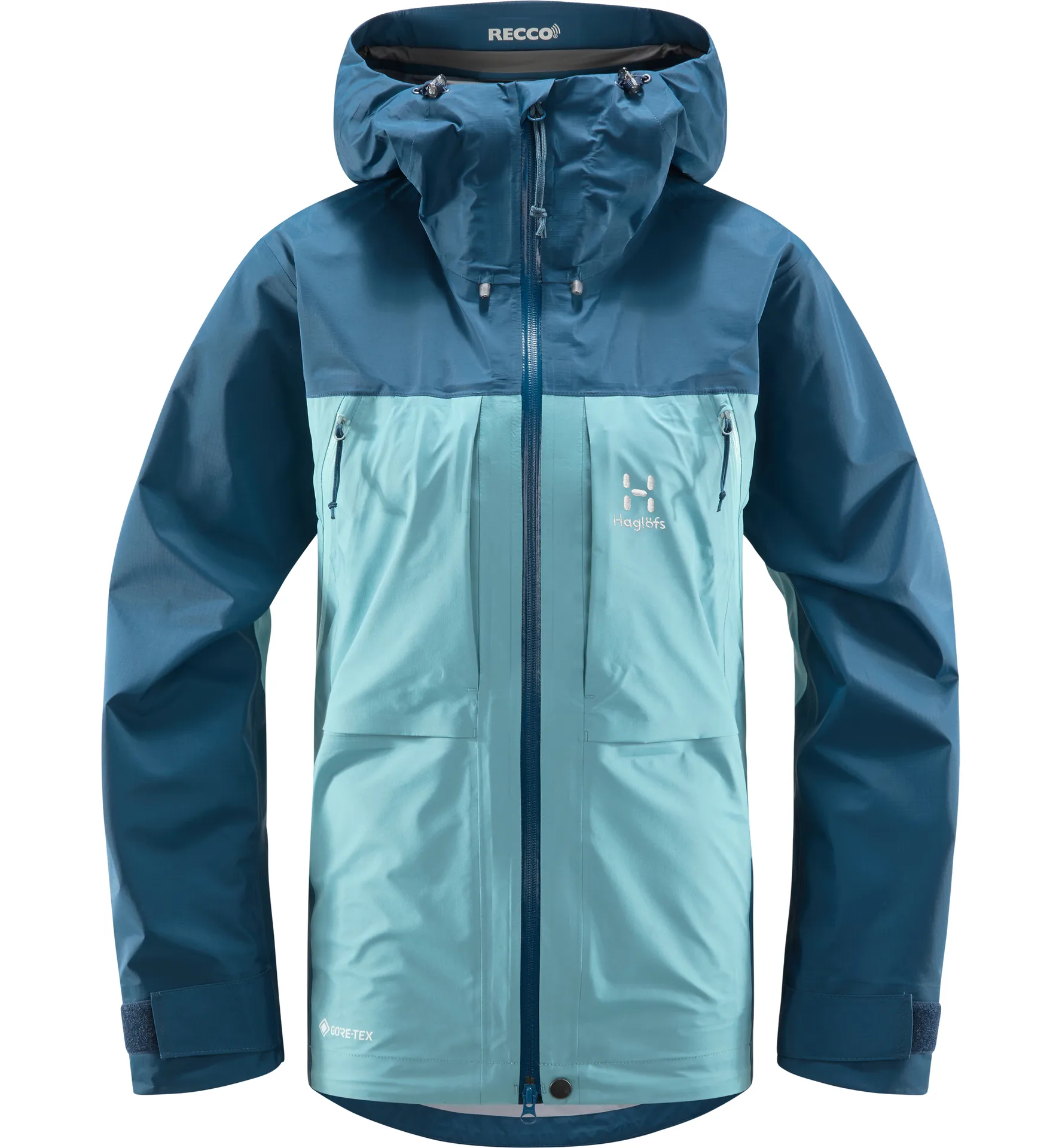 Vassi Touring GTX Jacket Women Frost Blue/Dark Ocean