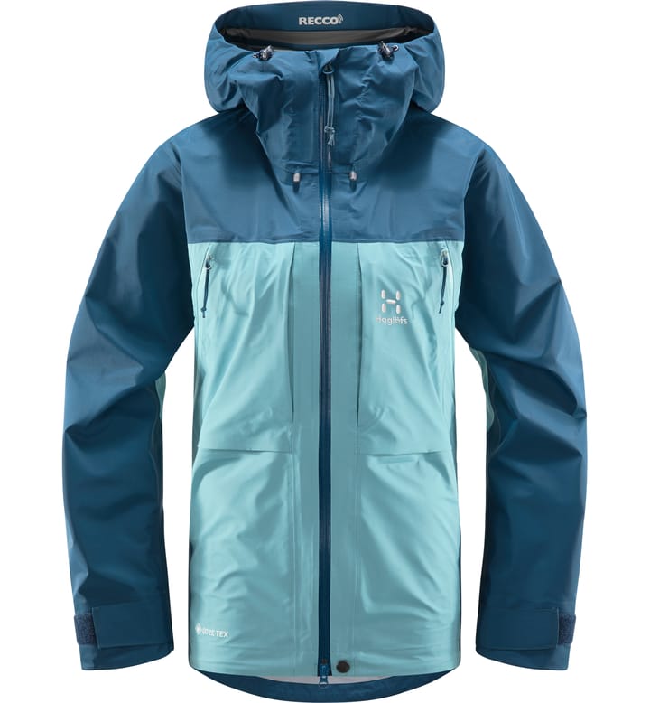Vassi Touring GTX Jacket Women Frost Blue/Dark Ocean Vassi Touring GTX Jacket Women Frost Blue/Dark Ocean