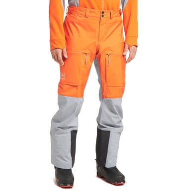 Vassi Touring GTX Pant Men Flame Orange/Concrete