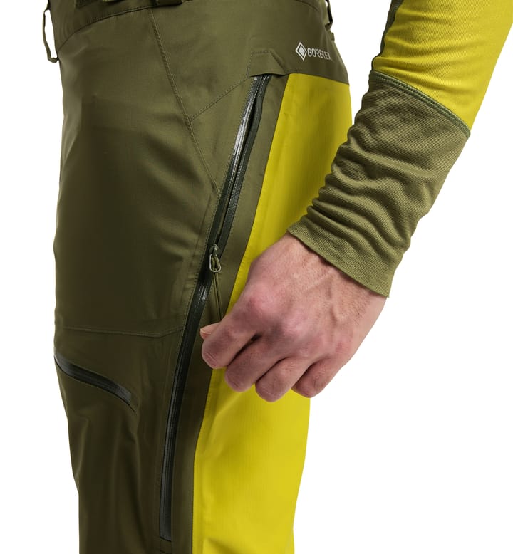 Vassi Touring GTX Pant Men Olive Green/Aurora