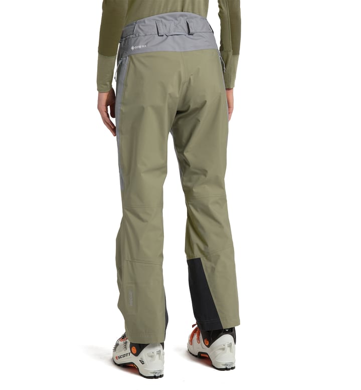 Vassi Touring GTX Pant Women Concrete/Thyme Green