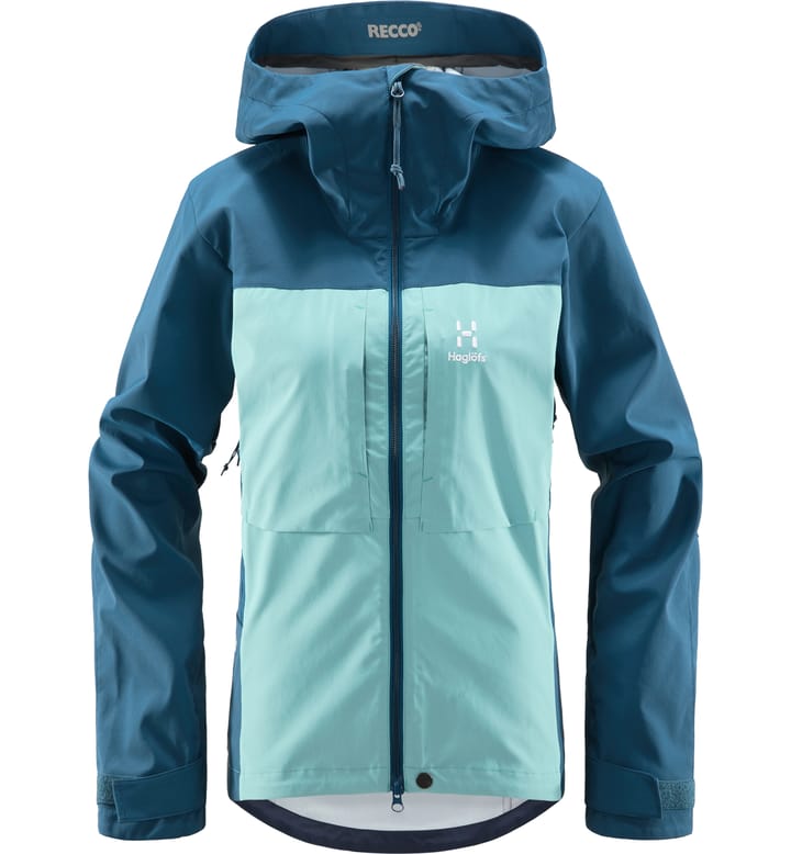 Touring Infinium Jacket Women Frost Blue/Dark Ocean