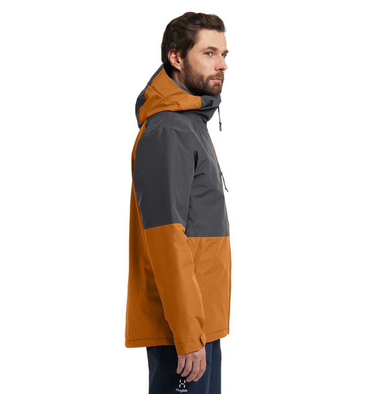 Gondol Insulated Jacket Men Golden Brown/Magnetite