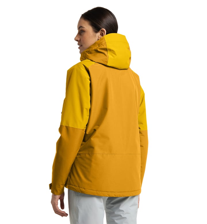 Gondol Insulated Jacket Women Autumn Leaves/Pumpkin Yellow