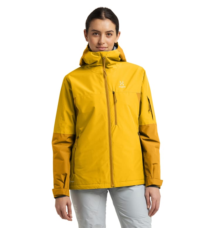 Gondol Insulated Jacket Women Autumn Leaves/Pumpkin Yellow