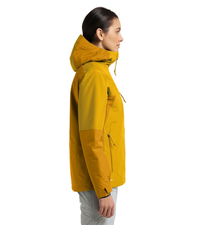 Gondol Insulated Jacket Women Autumn Leaves/Pumpkin Yellow