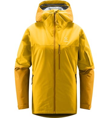 Gondol Insulated Jacket Women Autumn Leaves/Pumpkin Yellow