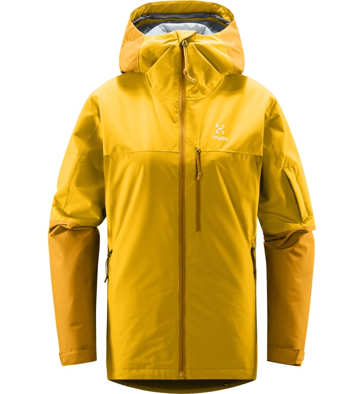 Gondol Insulated Jacket Women Autumn Leaves/Pumpkin Yellow