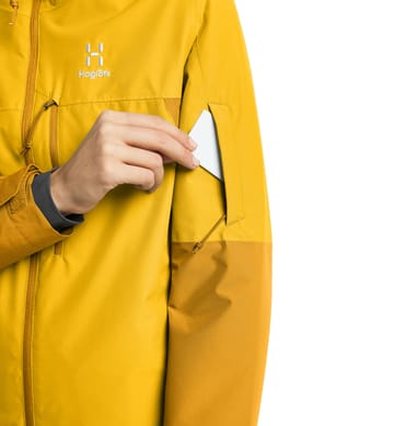 Gondol Insulated Jacket Women Autumn Leaves/Pumpkin Yellow