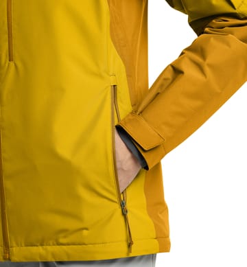 Gondol Insulated Jacket Women Autumn Leaves/Pumpkin Yellow