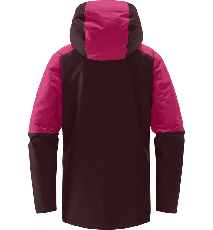 Gondol Insulated Jacket Women Burgundy Brown/Deep Pink