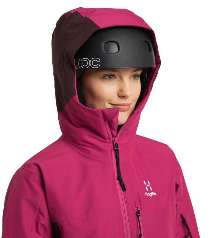 Gondol Insulated Jacket Women Burgundy Brown/Deep Pink