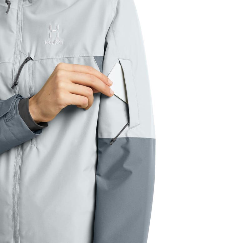 Gondol Insulated Jacket Women Steel Blue/Stone Grey