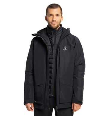 Älv 3-in-1 Down GTX Jacket Men True Black