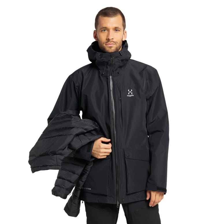 Älv 3-in-1 Down GTX Jacket Men True Black