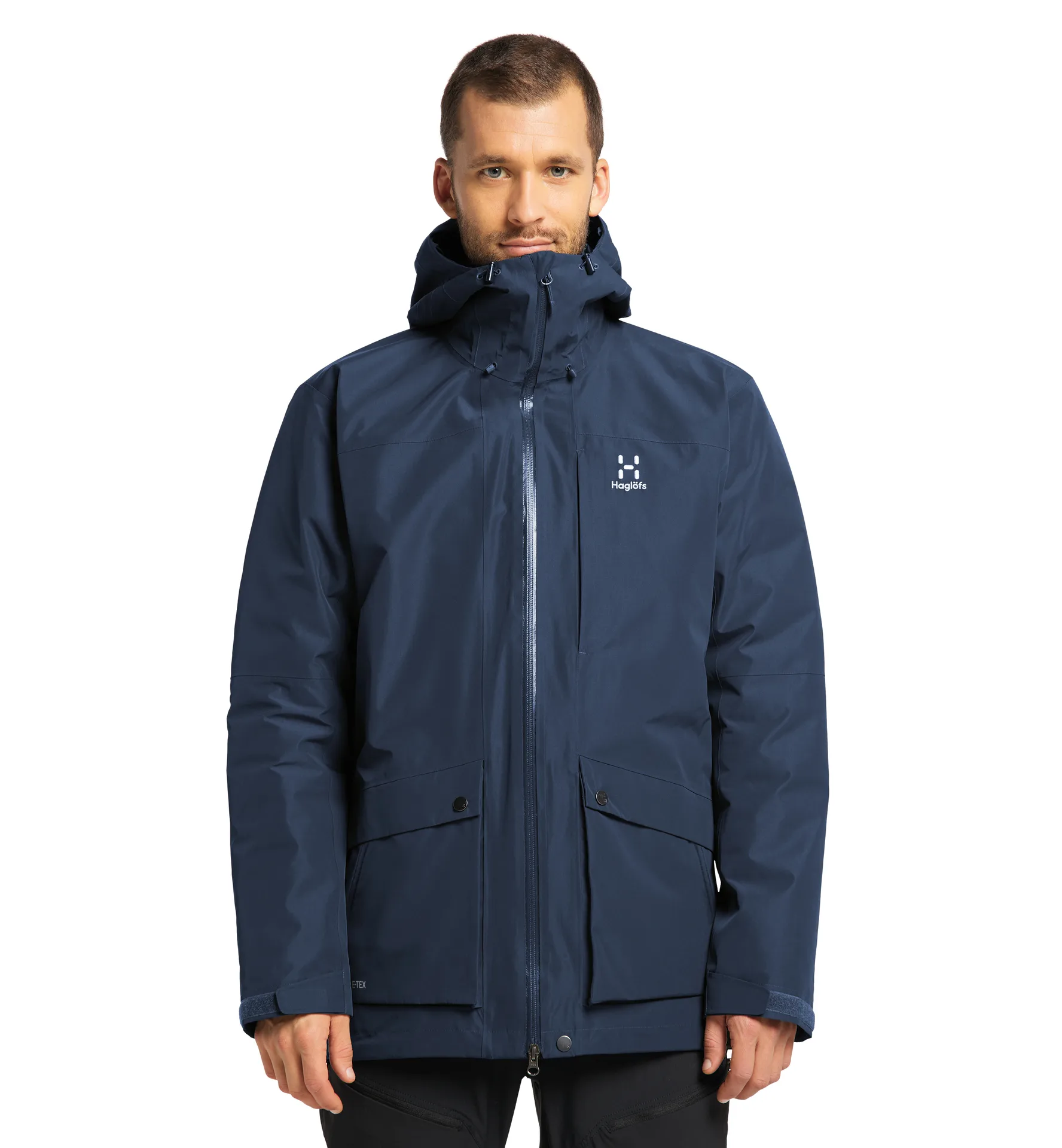 Älv 3-in-1 Down GTX Jacket Men Tarn Blue