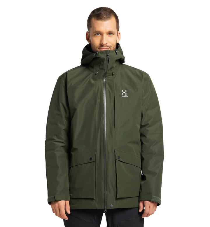 Älv 3-in-1 Down GTX Jacket Men Seaweed Green