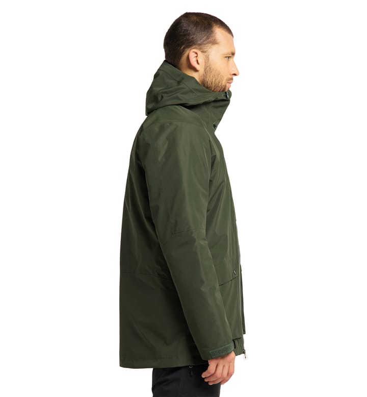 Älv 3-in-1 Down GTX Jacket Men Seaweed Green