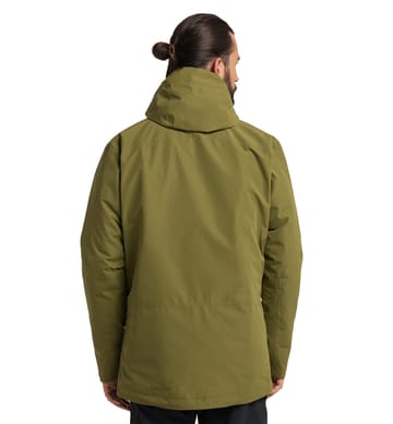 Älv 3-in-1 Down GTX Jacket Men Olive Green