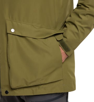 Älv 3-in-1 Down GTX Jacket Men Olive Green