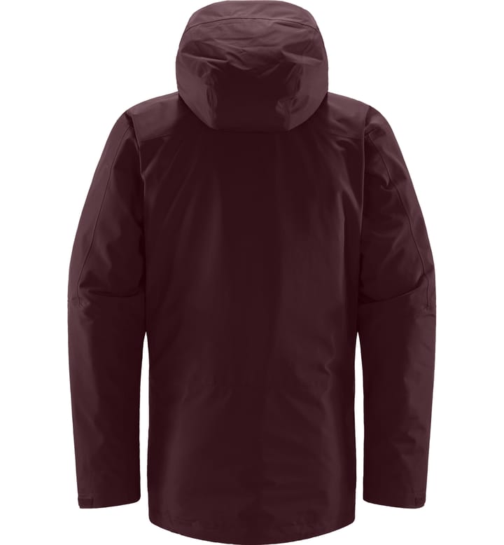 Älv 3-in-1 Down GTX Jacket Men Burgundy Brown Älv 3-in-1 Down GTX Jacket Men Burgundy Brown