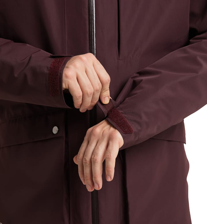 Älv 3-in-1 Down GTX Jacket Men Burgundy Brown