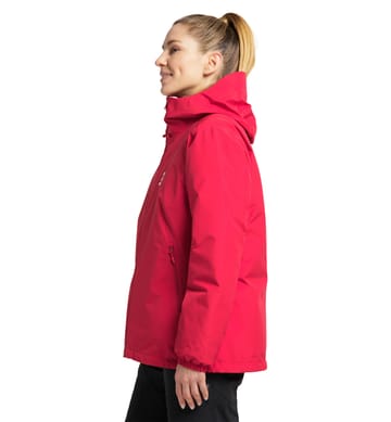 Eldstad 3-in-1 Mimic GTX Jacket Women Scarlet Red