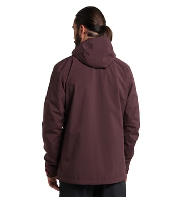 Stuga 3-in-1 Jacket Men Burgundy Brown