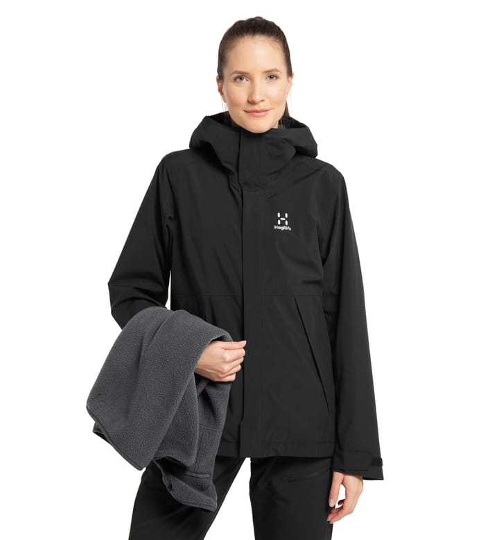 Stuga 3-in-1 Jacket Women True Black