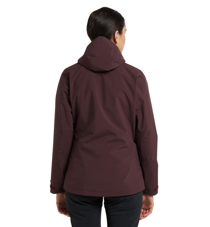 Stuga 3-in-1 Jacket Women Burgundy Brown Stuga 3-in-1 Jacket Women Burgundy Brown
