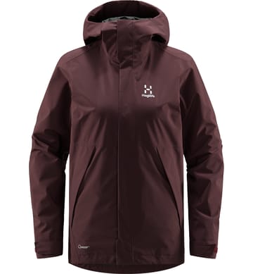 Stuga 3-in-1 Jacket Women Burgundy Brown