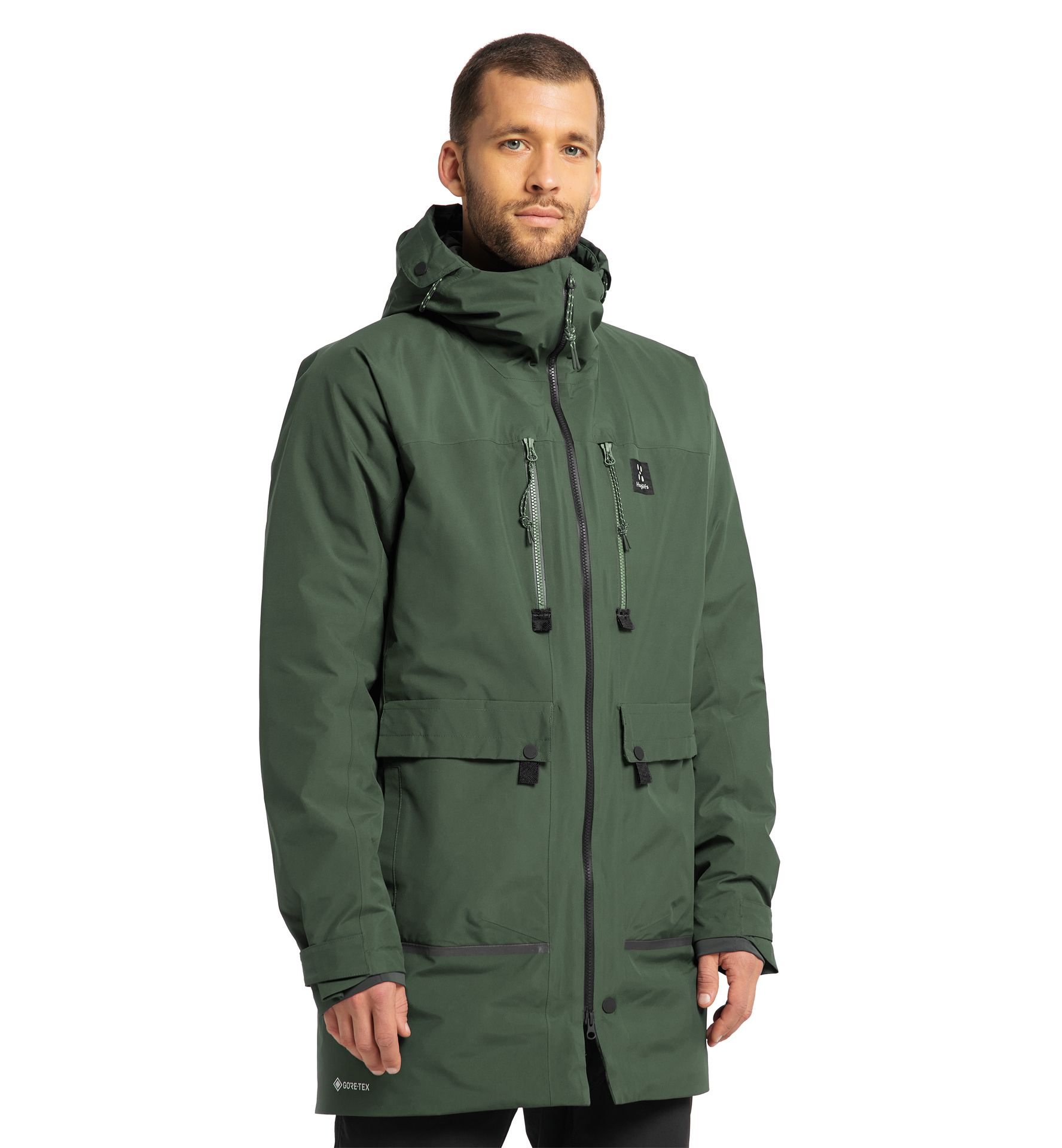 Mörkret GTX Down Parka Men Fjell Green