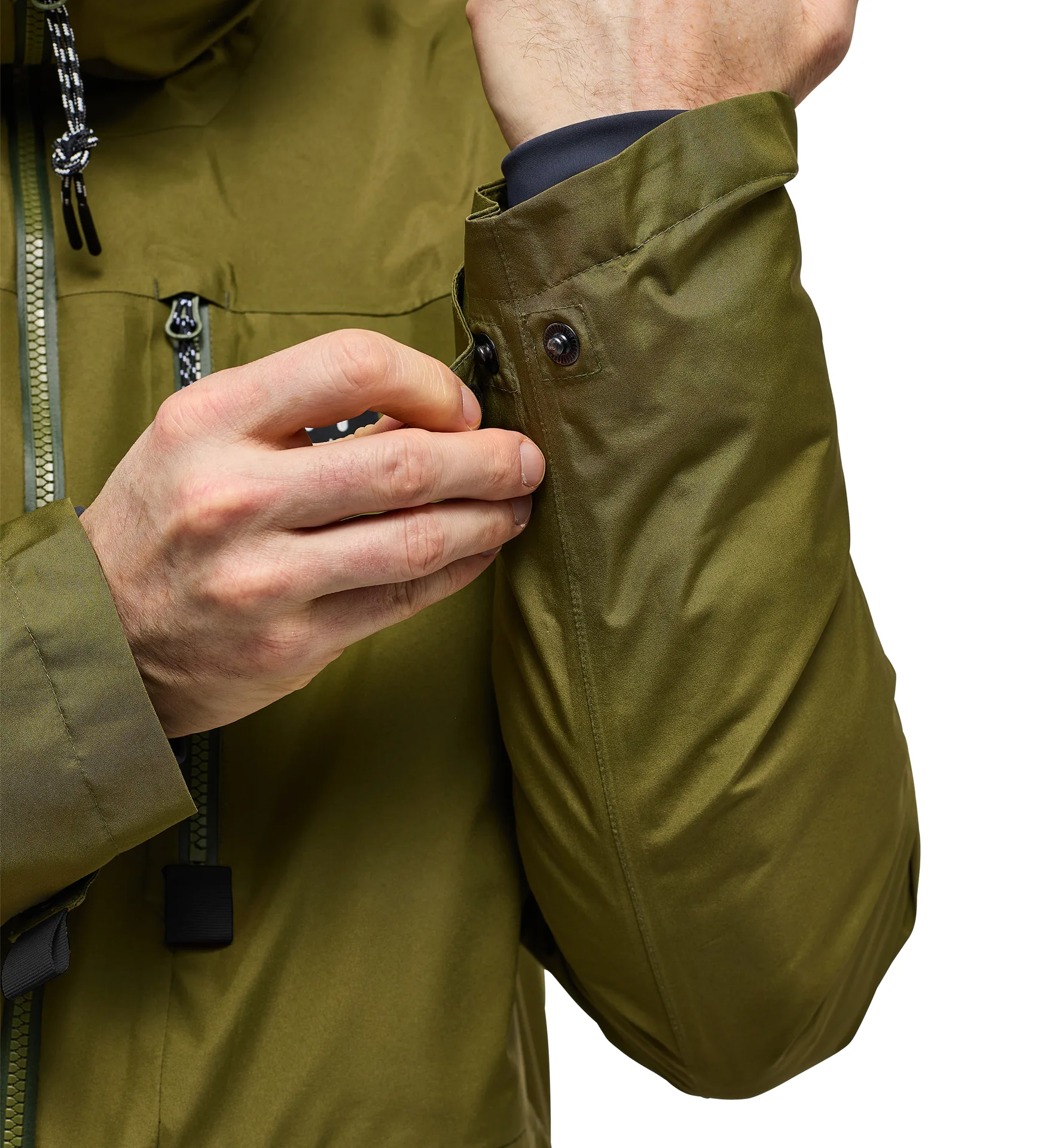 Mörkret GTX Down Parka Men Olive Green