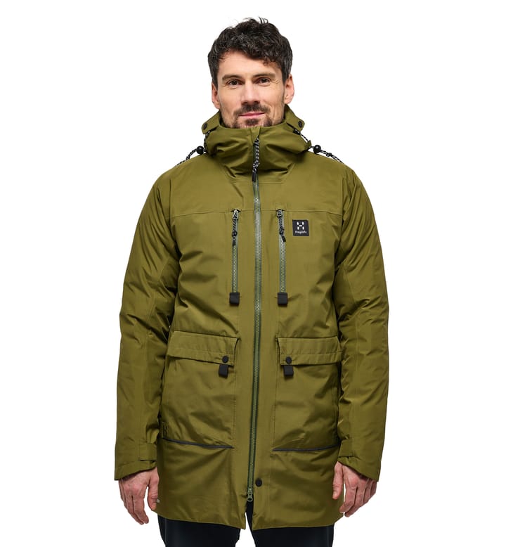 Mörkret GTX Down Parka Men Olive Green Mörkret GTX Down Parka Men Olive Green