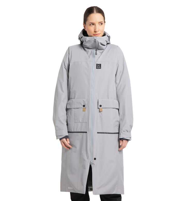 M�örkret GTX Down Parka Women Concrete