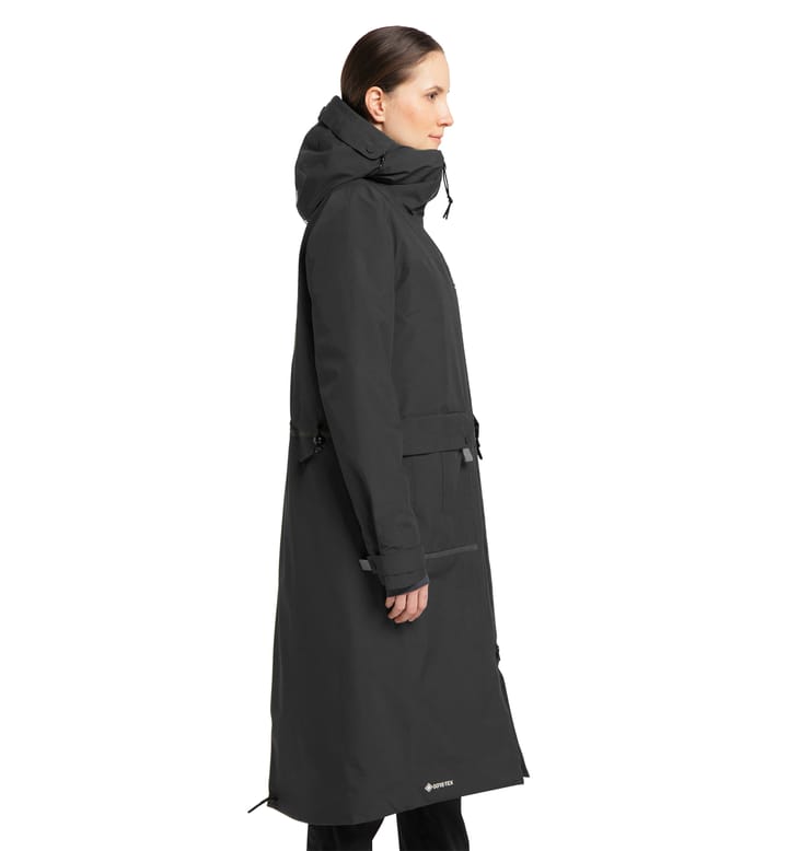 Mörkret GTX Down Parka Women True Black