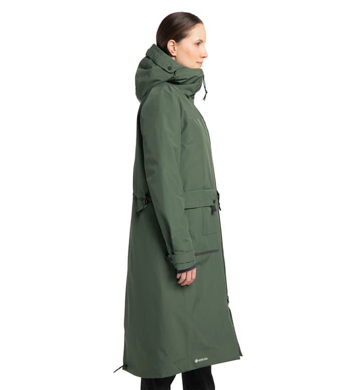 Mörkret GTX Down Parka Women Fjell Green