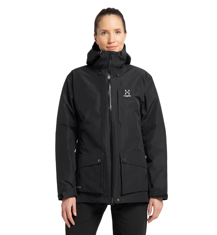 Älv 3-in-1 Down GTX Jacket Women True Black Älv 3-in-1 Down GTX Jacket Women True Black