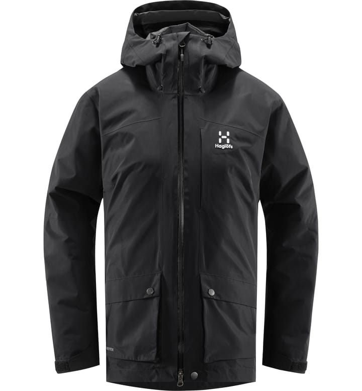 Älv 3-in-1 Down GTX Jacket Women True Black Älv 3-in-1 Down GTX Jacket Women True Black