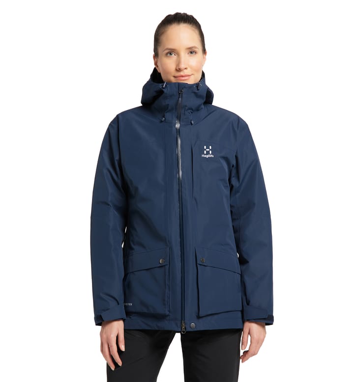 Älv 3-in-1 Down GTX Jacket Women Tarn Blue