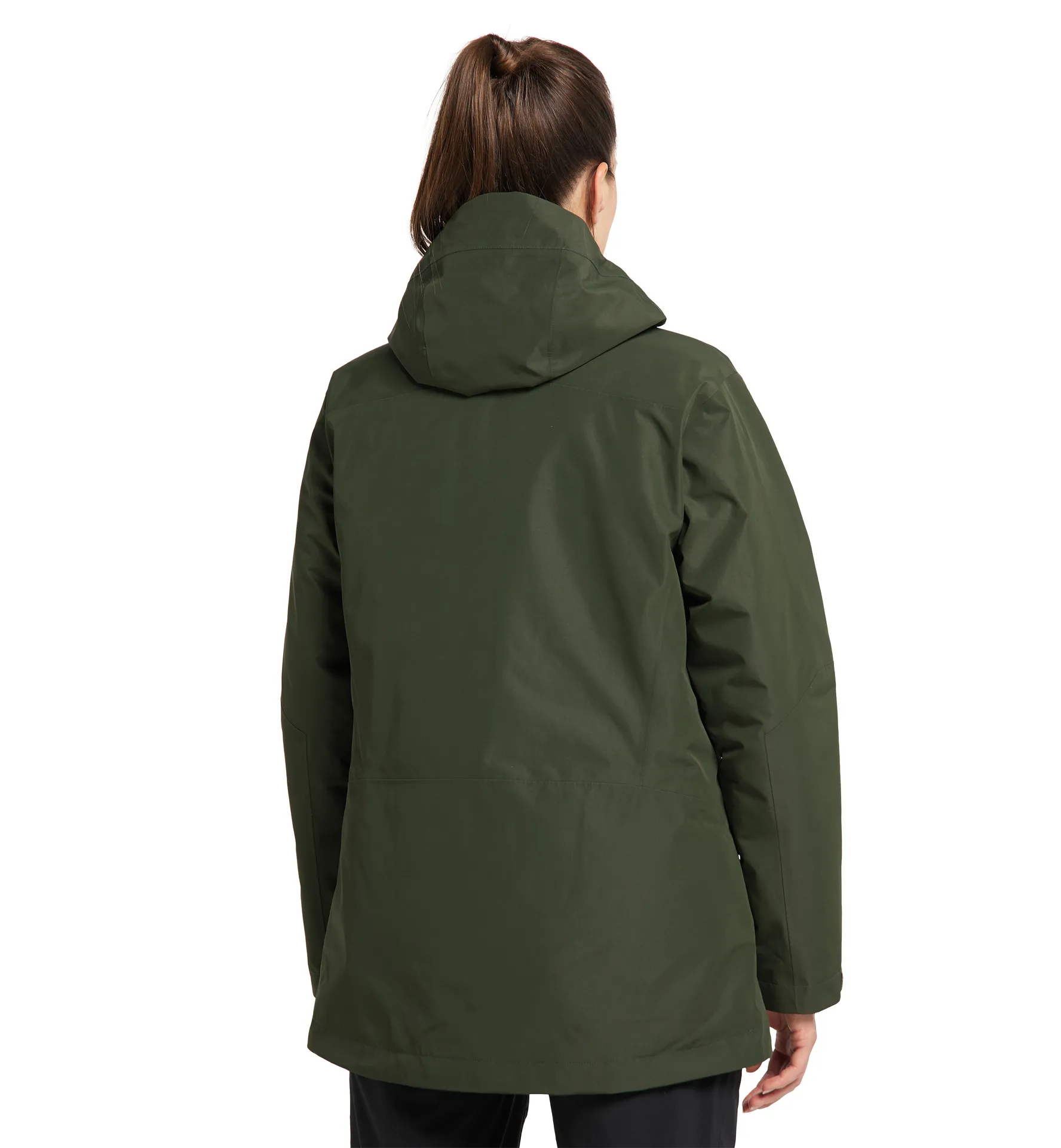 Älv 3-in-1 Down GTX Jacket Women Seaweed Green