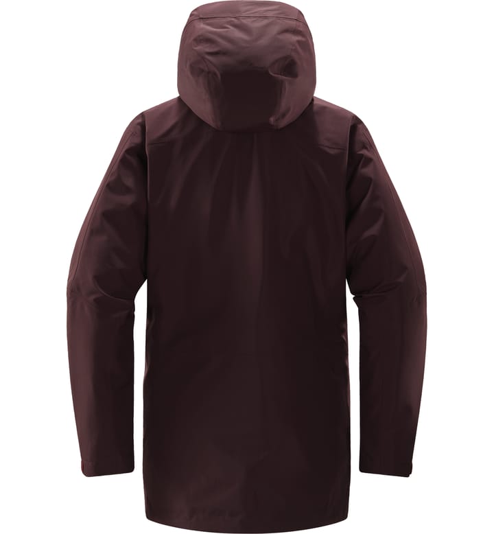 Älv 3-in-1 Down GTX Jacket Women Burgundy Brown Älv 3-in-1 Down GTX Jacket Women Burgundy Brown