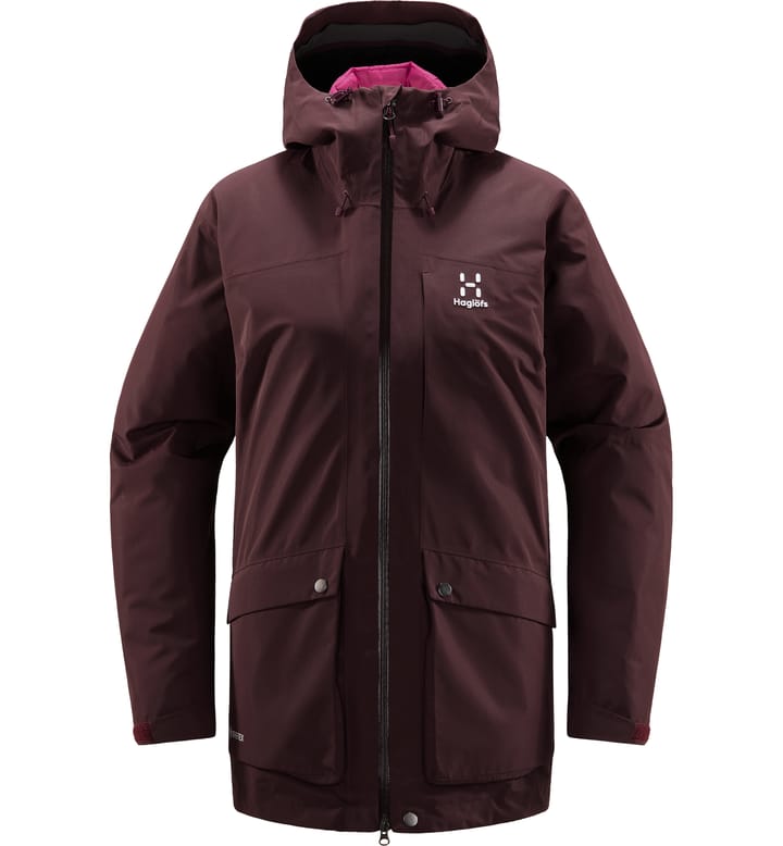 Älv 3-in-1 Down GTX Jacket Women Burgundy Brown Älv 3-in-1 Down GTX Jacket Women Burgundy Brown